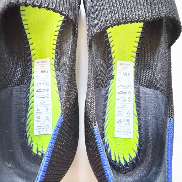 Rothy’s Black The Point Mary Jane Flats size 6 - Picture 15 of 16